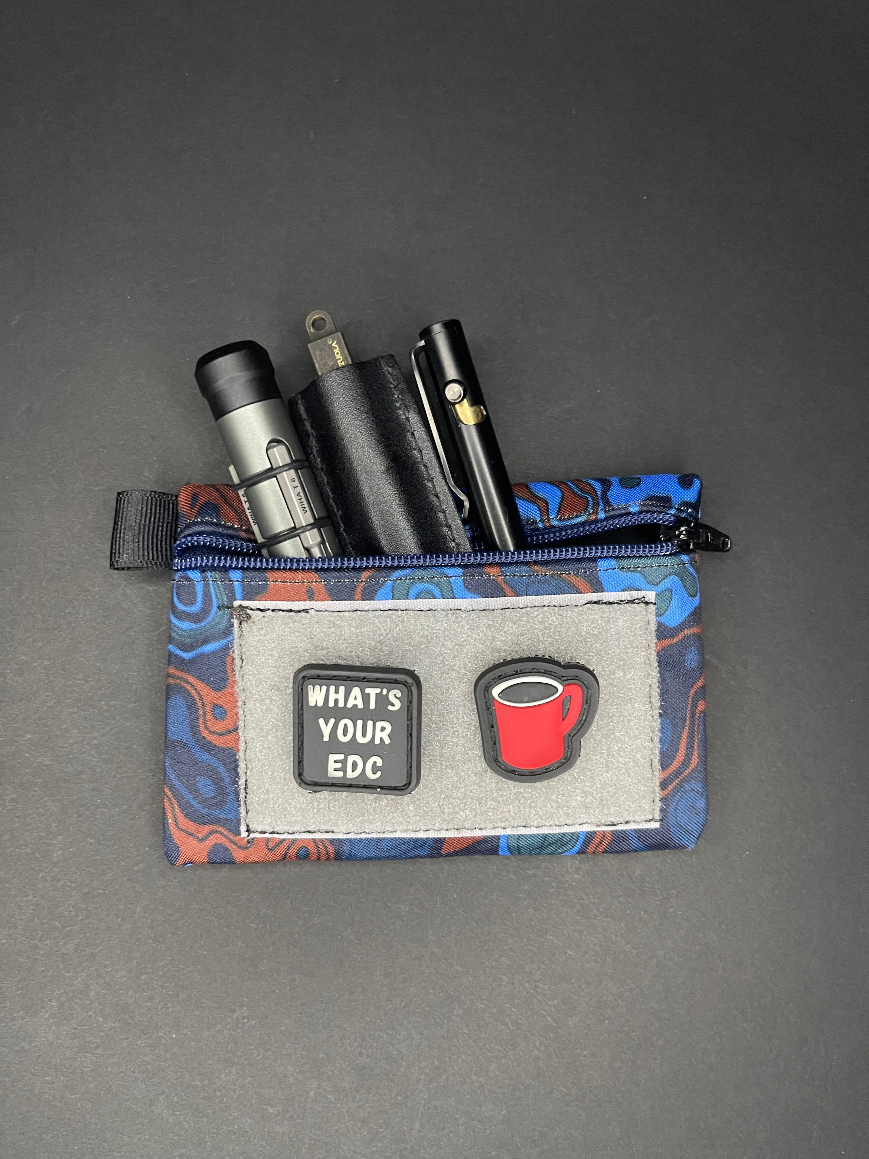 Red Blue Skyline Wallet Slip (1 available)
