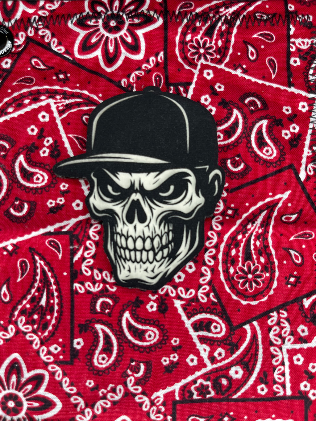 Skull & Cap Patch (glow in the dark)