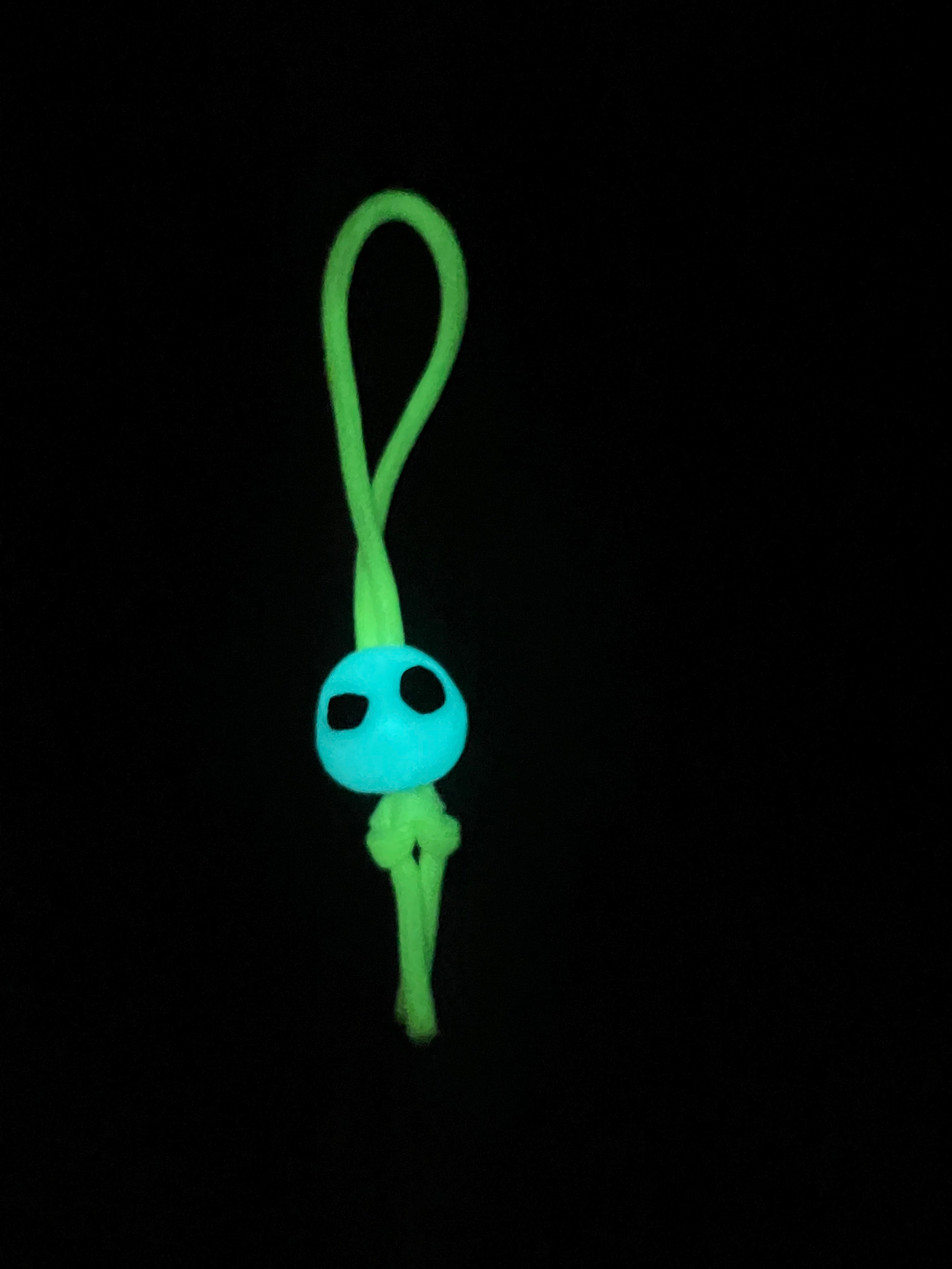 Jack Skellington Bead and laynard (both glow in the dark)