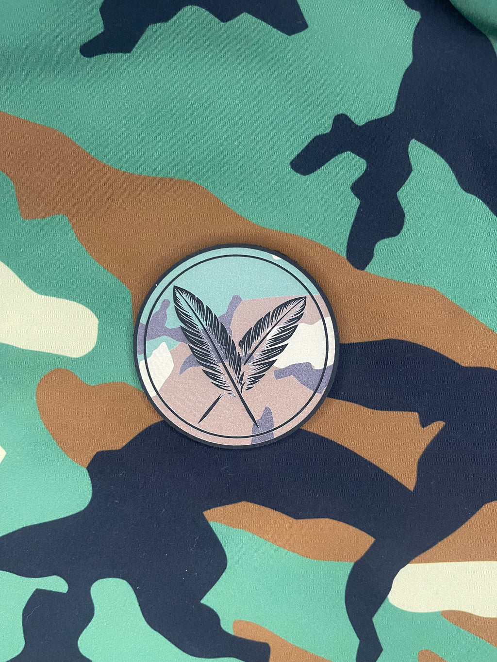 Woodland Feather Patch