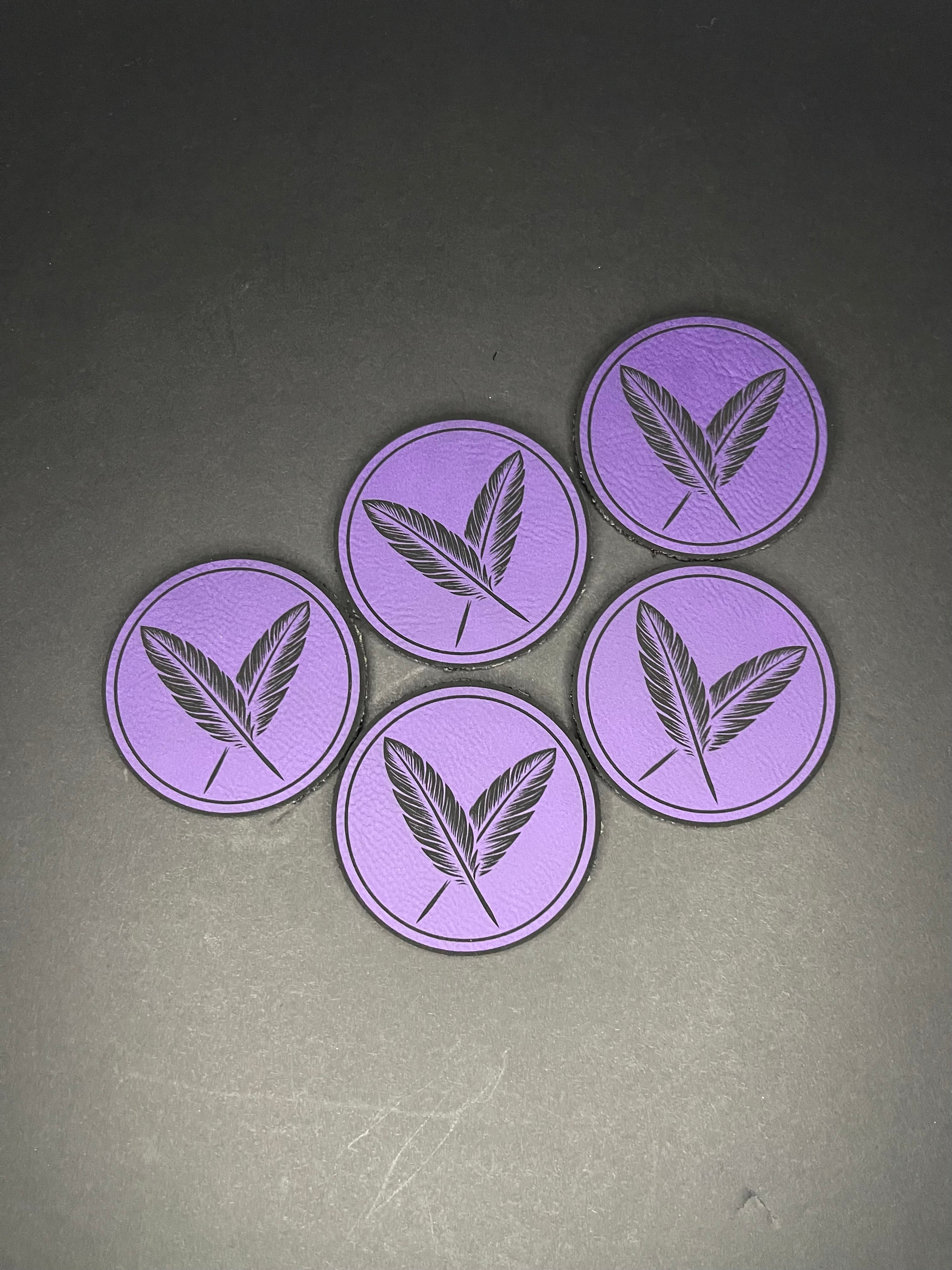 Purple Feather Patch