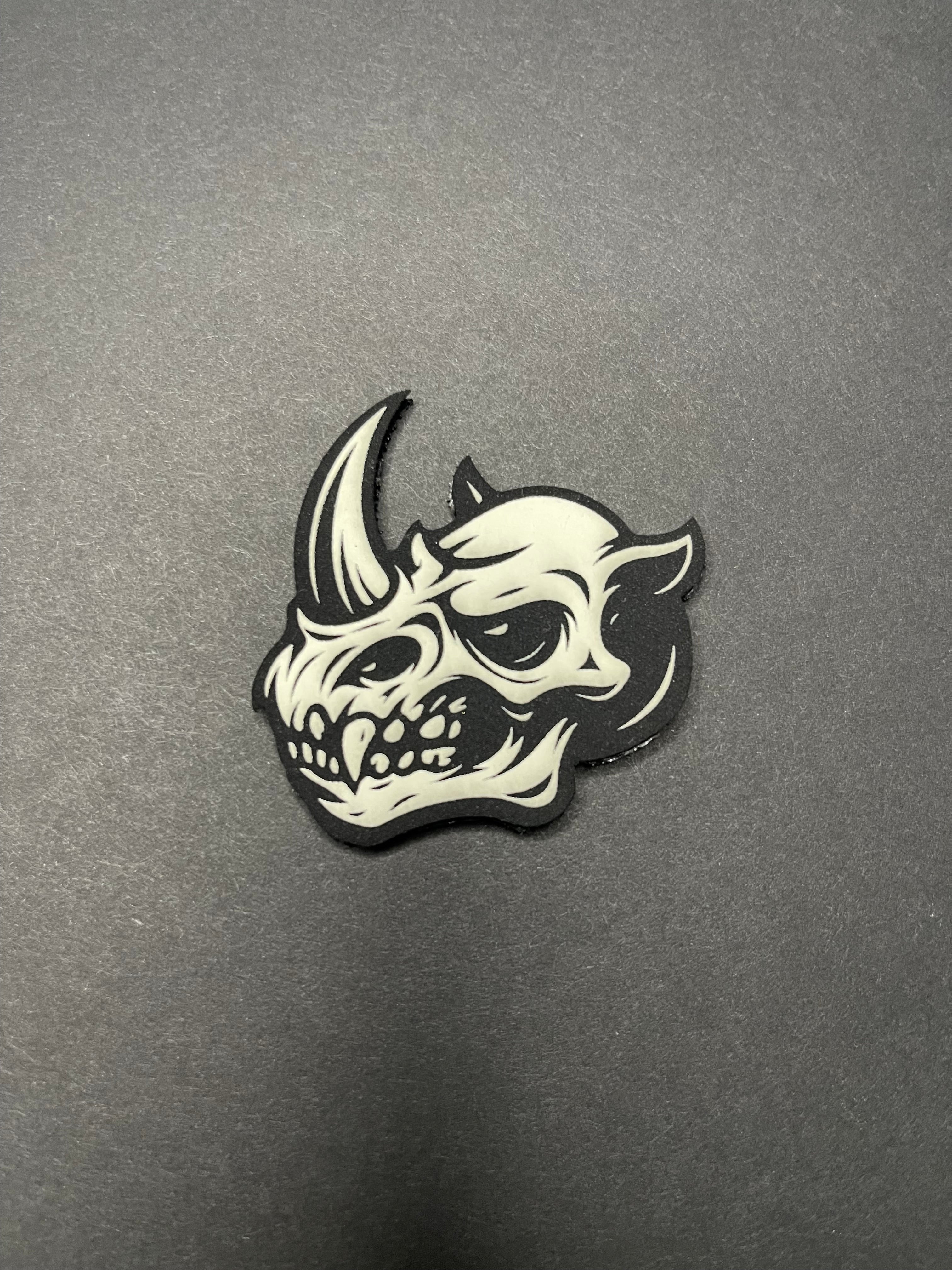 Rhino Patch (glow in the dark)