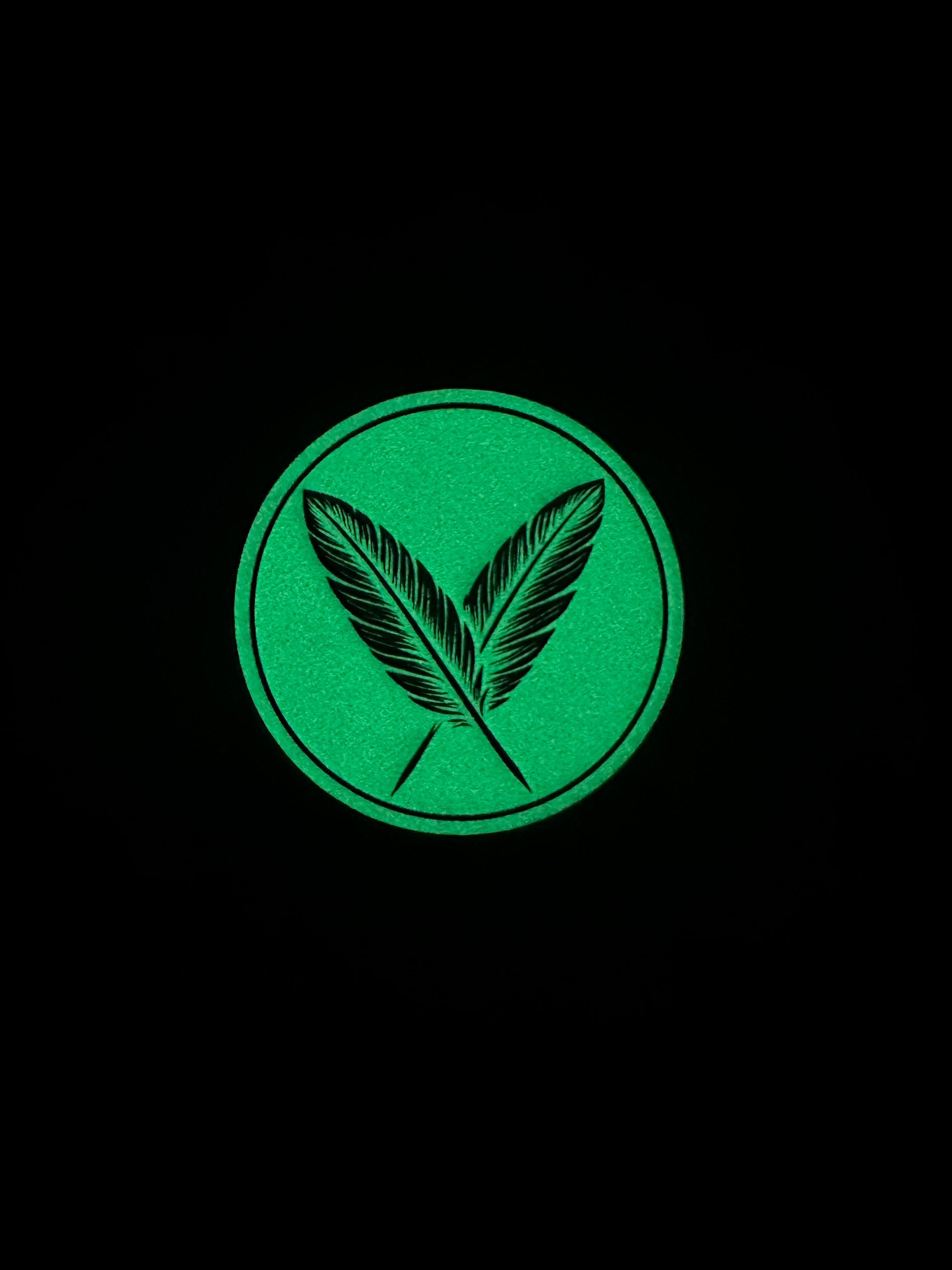 Feather Patch (Glow in the dark)