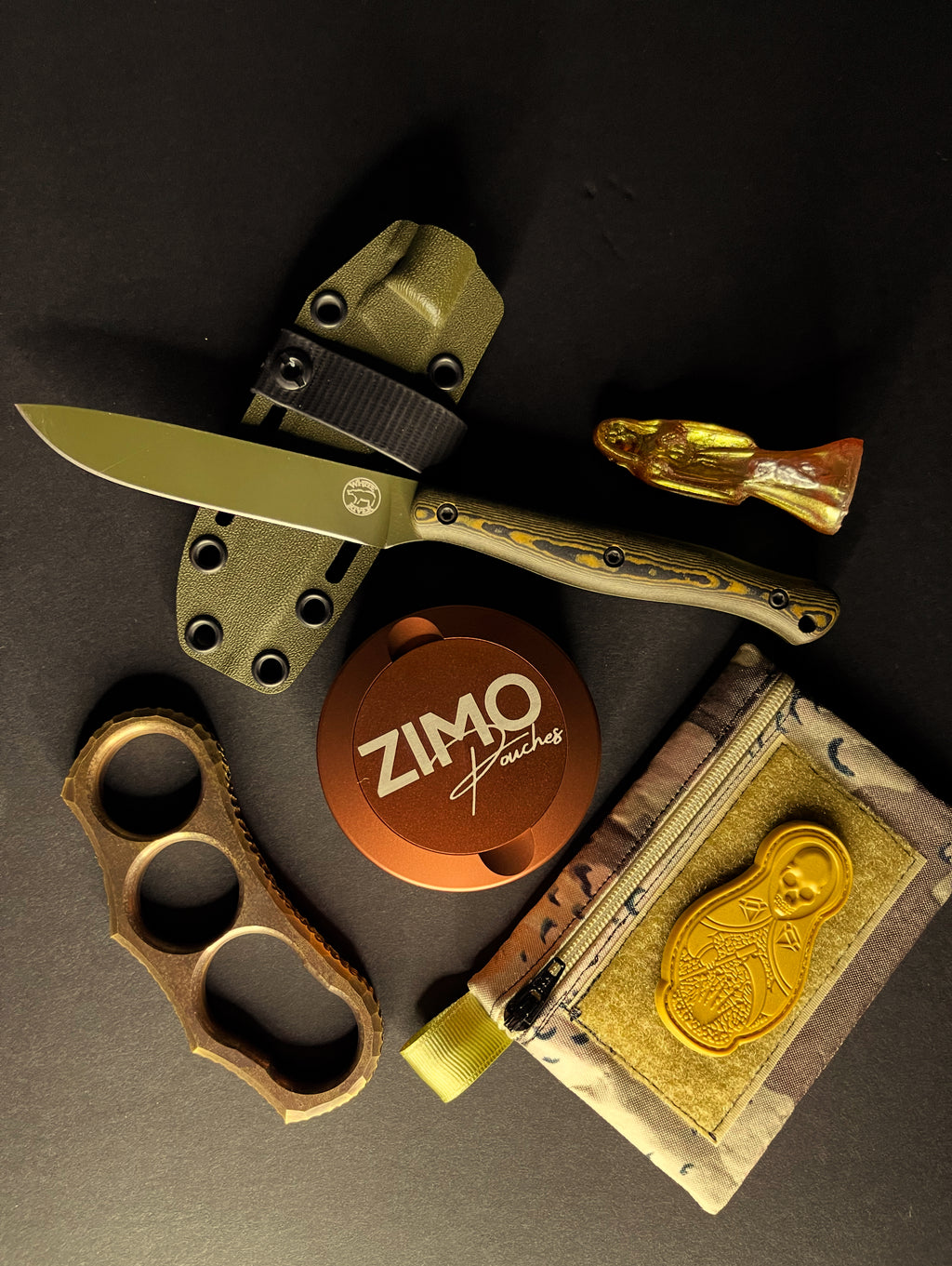 Zimo Logo Pouch Tin (Copper)