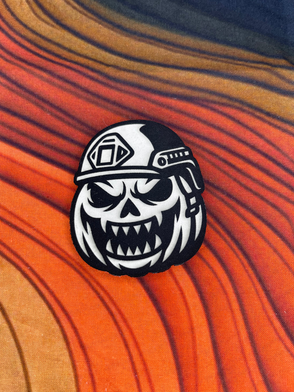 Pumpkin Head with bump helmet (Glow in the dark)