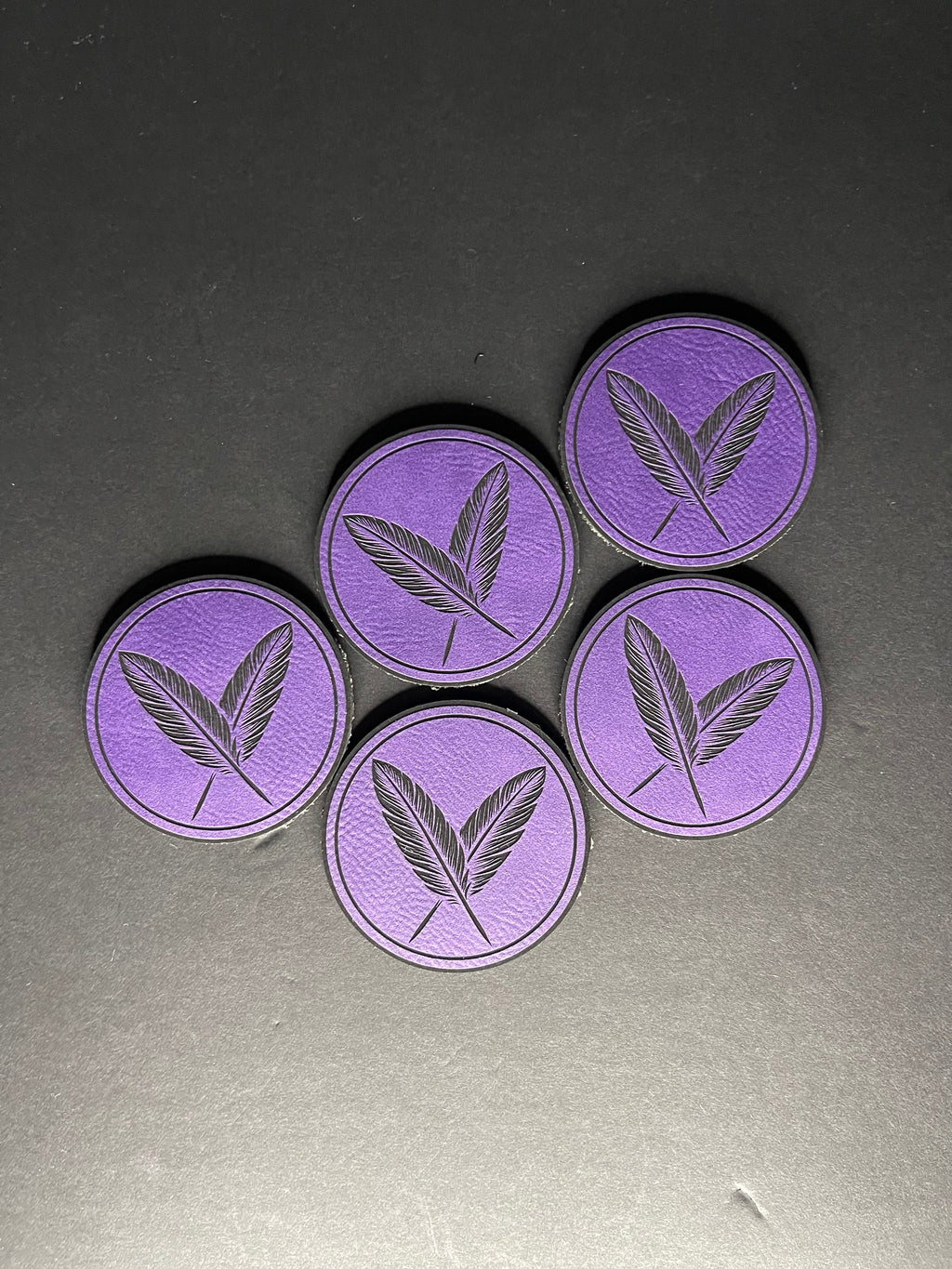 Purple Feather Patch