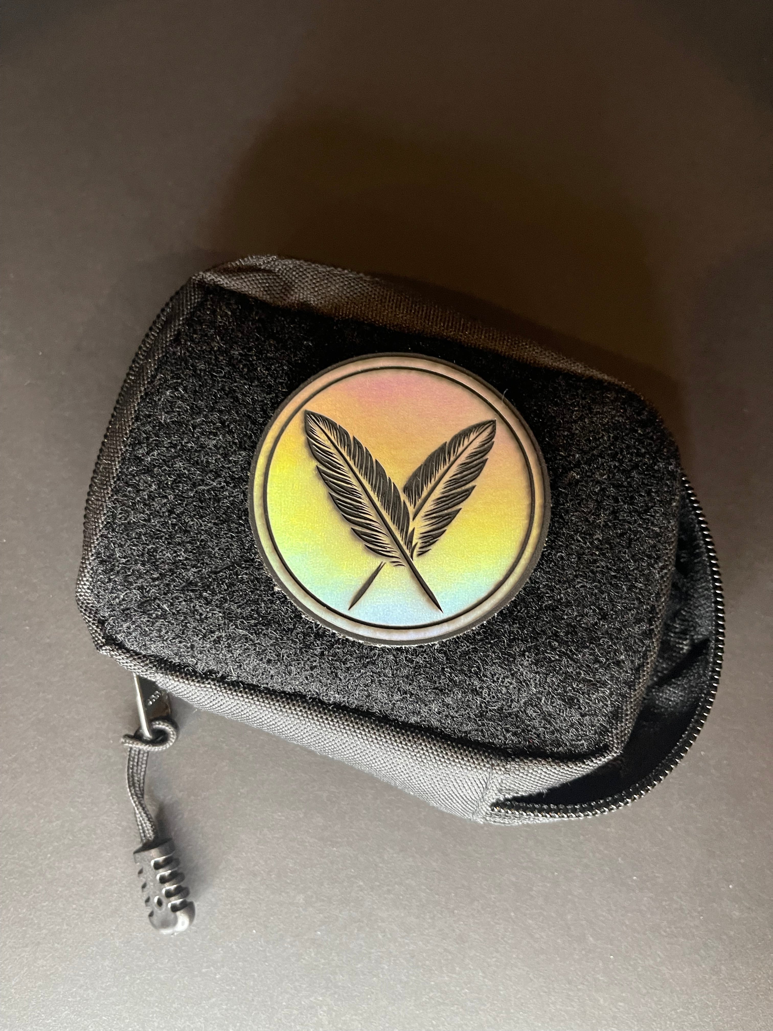 Holographic Feather Patch