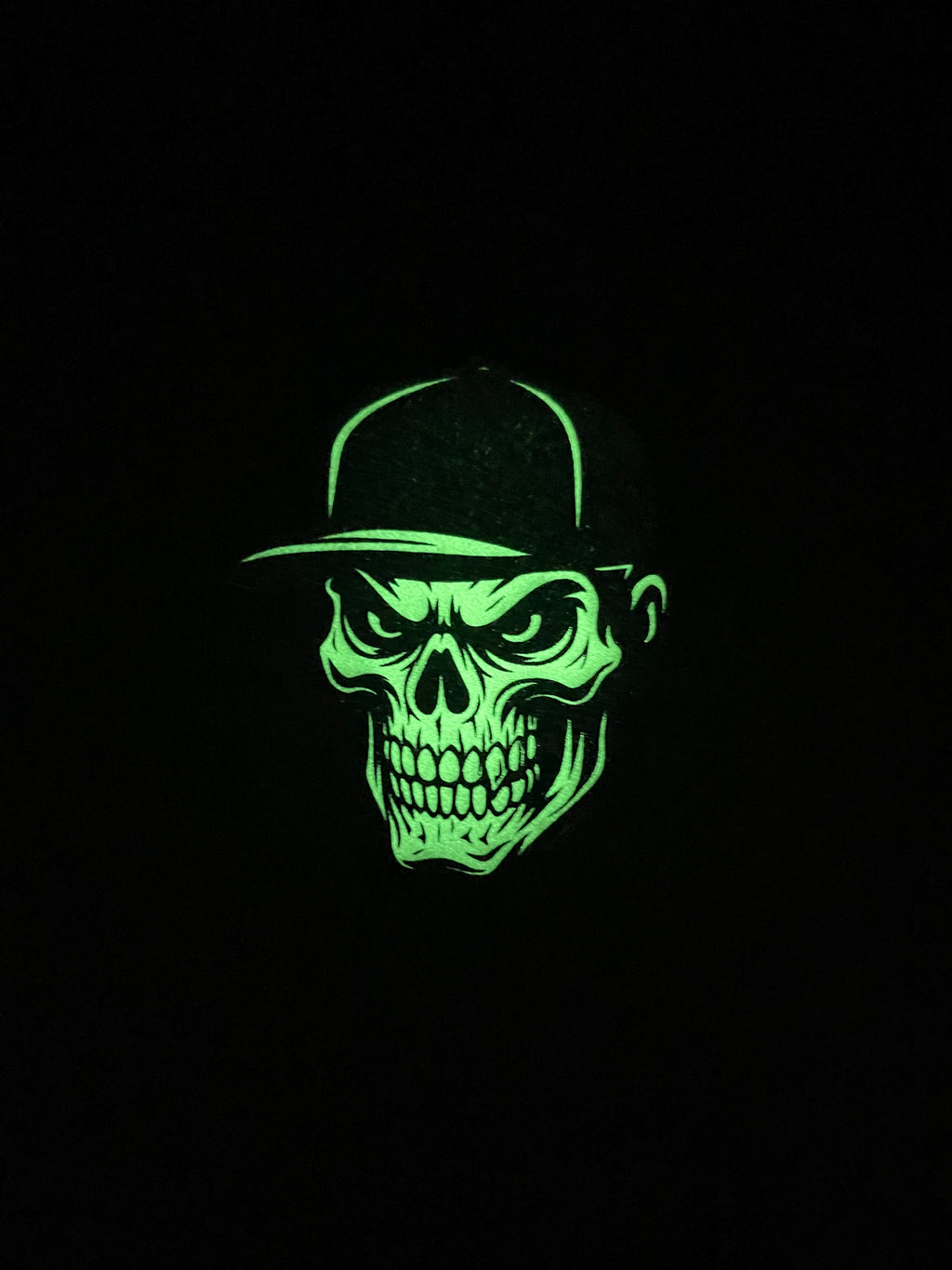 Skull & Cap Patch (glow in the dark)