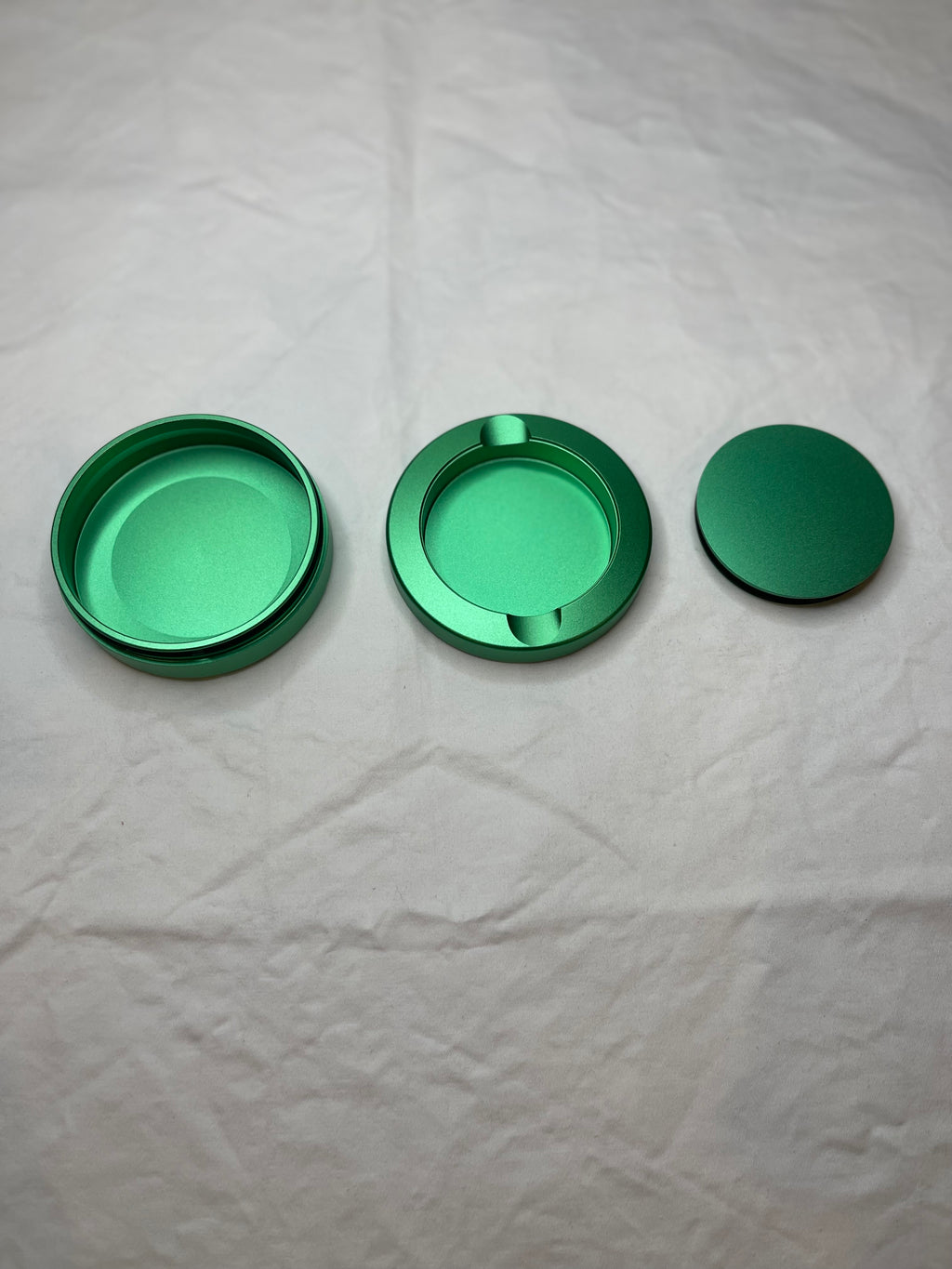 Skull and Beaker Pouch Tin (Green) - Engraved